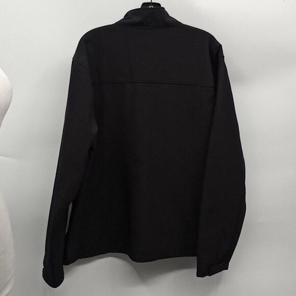Hawk & Co. Men's NWT Athletic Black Stretch Soft Shell Performance Jacket 2XL - Picture 6 of 16